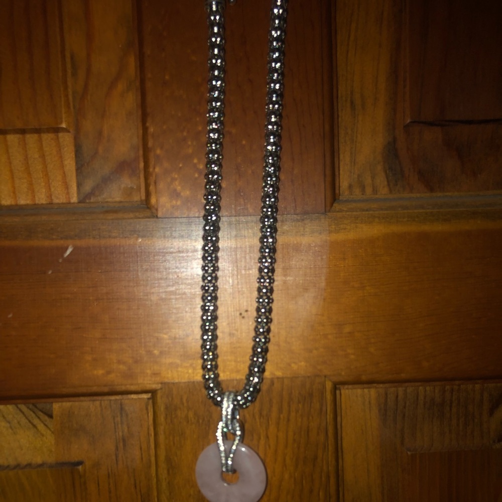 Emma Skye necklace Pink stone